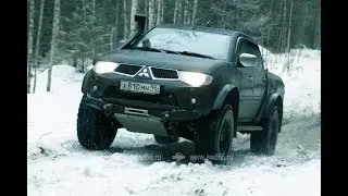 Mitsubishi L 200 Бездорожье 4х4 снег