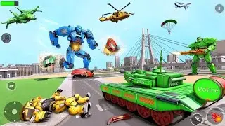 Police tank robot game and eagle robot game#temugamer