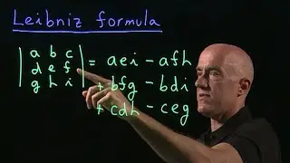 Leibniz formula for computing determinants | Lecture 30 | Matrix Algebra for Engineers