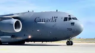 Boeing C-17 Globemaster 3 Rejected Takeoff Nice Côte d’Azur Airport 🇫🇷