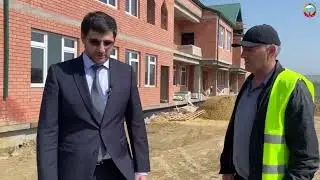 И.о. главы Буйнакского района Уллубий Ханмурзаев проинспектировал строительство детского сада