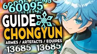 CHONGYUN un perso UNIQUE ! Guide 2023 Artéfacts, Teams & Armes ! | Genshin Impact