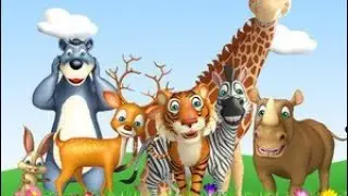 Cute farm Animals Sound And Video, Sheep, Dog, Donkey, Peacock, Elephant, Cow, Horses..