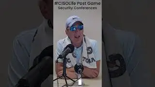 #CISOlife Post Game Shorts - Cybersecurity Conferences - Episode 04 #shorts #cybersecurity