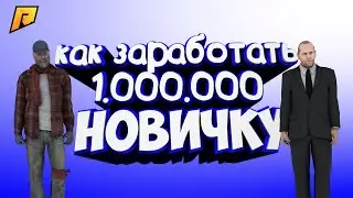 КАК ЗАРАБОТАТЬ ПЕРВЫЙ 1.000.000 РУБЛЕЙ НОВИЧКУ НА РАДМИР РП | ЗАРАБОТОК ДЛЯ НОВИЧКОВ RADMIR RP!