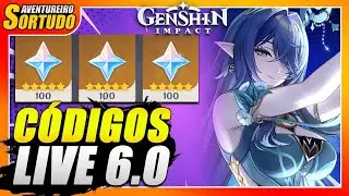 GET 300 FREE GEMS - LIVE 6.0 NOD KRAI CODES | GENSHIN IMPACT