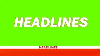 Headlines Lower Third By Abdul Rafay Graphics