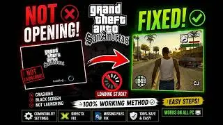 How to Gta san not open but gta san open ok