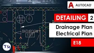 DETAILING Part 2 (Electrical & Drainage Plan) in AutoCAD Architecture 2023