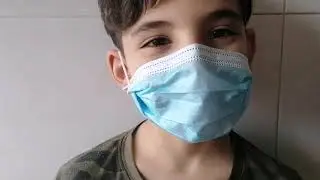 How to make a children's mask with an adult one, without sewing, very easy!