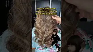 La felicidad que da terminar un trabajo largo de mechas y tinte