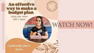Educational vlog 47: Social | Easy budget method | Making a Budget | How to budget | Save money