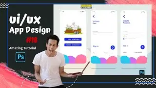 Ui/Ux design making using photoshop For Beginners🙌 