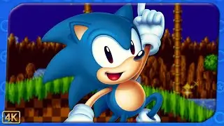 Sonic Mania Plus ⁴ᴷ Full Playthrough 100% (All Chaos Emeralds) Sonic gameplay