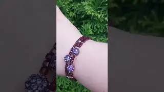 Браслет из граната. #jewelry #бисер #ручная_работа #подарок #handmade #necklace #браслеткупить
