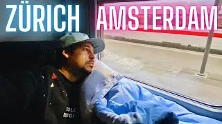 TREN NOCTURNO a Amsterdam. NO DORMI NADA !!