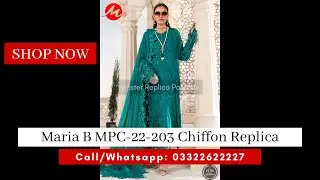 Maria B MPC-22-203 Chiffon Replica