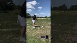 Trying out a banned golf club #golftips #golf #fail #golfclub #testing