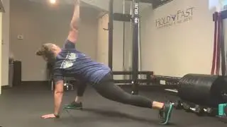 Mobility Flow: Boot strappers, inchworm, runner's lunge, spinal rotation, hamstring stretch