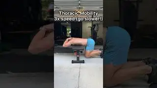 Thoracic middle back mobility exercises for pain 
