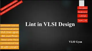 Lint in RTL Design || RTL Linting || Linters