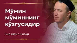 Бир ҳадис шарҳи: Мўмин мўминнинг кўзгусидир