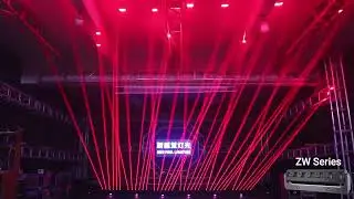ZW6100  1000mw * 6 array rgb full color moving laser light