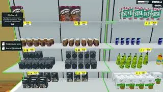 🔴МЕДЛЕННЫЙ КАССИР И ОБШИРНЫЙ СКЛАД - Supermarket Simulator - №4 