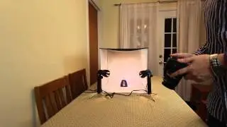 Review and Walk Through Of Mini  Portable Photo Studio