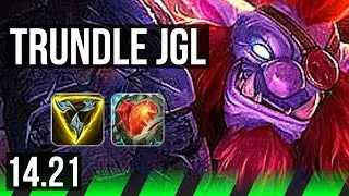 TRUNDLE vs JARVAN IV (JGL) | 5/2/8 | EUW Master | 14.21
