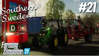 Windrowing with demo stuff |Singelplayer On Southern Sweden|Ep:21| Fs22