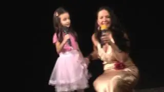 Doina si Ioana Preda in primul lor....spectacol, teatrul NOTTARA, Bucuresti, 12.2012