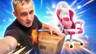 Gaming chair Bonro Lady 807 (assembly and adjustment)