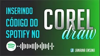 Inserir código Spotify no Corel Draw