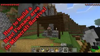 How to build a Blast Furnace Area in Minecraft Survival