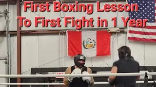 First Boxing Lesson To First Fight in 1 Year - Road to the Ring #boxing #boxingtraining