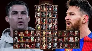 Mortal Kombat 9 - CRISTIANO RONALDO & MESSI MOD - Expert Tag Ladder - Gameplay @(1080p) - 60ᶠᵖˢ ✔