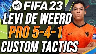 PRO CHAMPION LEVI'S 5-4-1 CUSTOM TACTICS & INSTRUCTIONS - FIFA 23