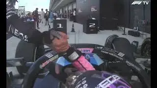 Lewis Hamilton congratulates Esteban Ocon after the Miami GP #f1 #formula1 #shorts