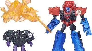 Трансформеры Оптимус Прайм и Бладжеон Новинка 2016 Transformers Optimus Prime Vs Bludgeon