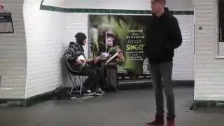 Artista de rua (metrô de Paris) / Street Musician (Paris subway), France