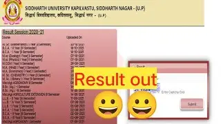 UP BED SIDDHARTH UNIVERSITY RESULTS OUT||UP BED||#up_bed #s2slearningclasses