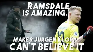 Aaron Ramsdale made a ghost save in the game against Liverpool #youtube #Arsenal