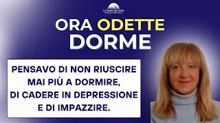 Odette ha vinto l’insonnia eliminando i sonniferi e la paura di non dormire