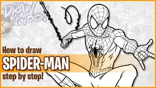 How to Draw SPIDER-MAN (Andrew Garfield) | Narrated Step-by-Step Drawing Tutorial