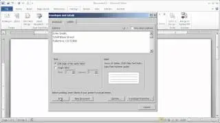 Printing Individual Labels or a Full Sheet of the same label