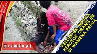 Residents in Wamena were beaten by a group of people