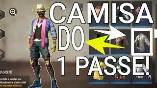 PEGUE CAMISA DO PRIMEIRO PASSE TEXTURA -CODIGUIN?- ARQUIVO DA CAMISA DO PRIMEIRO PASSE FREE FIRE
