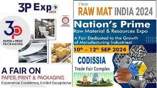 3P Expo & Raw Mat Expo 2024 @CODISSIA, Coimbatore | Paper, Print, Packaging & Raw Materials |