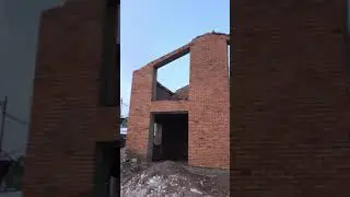 Пескоструйная очистка кирпичного дома от ржавчины